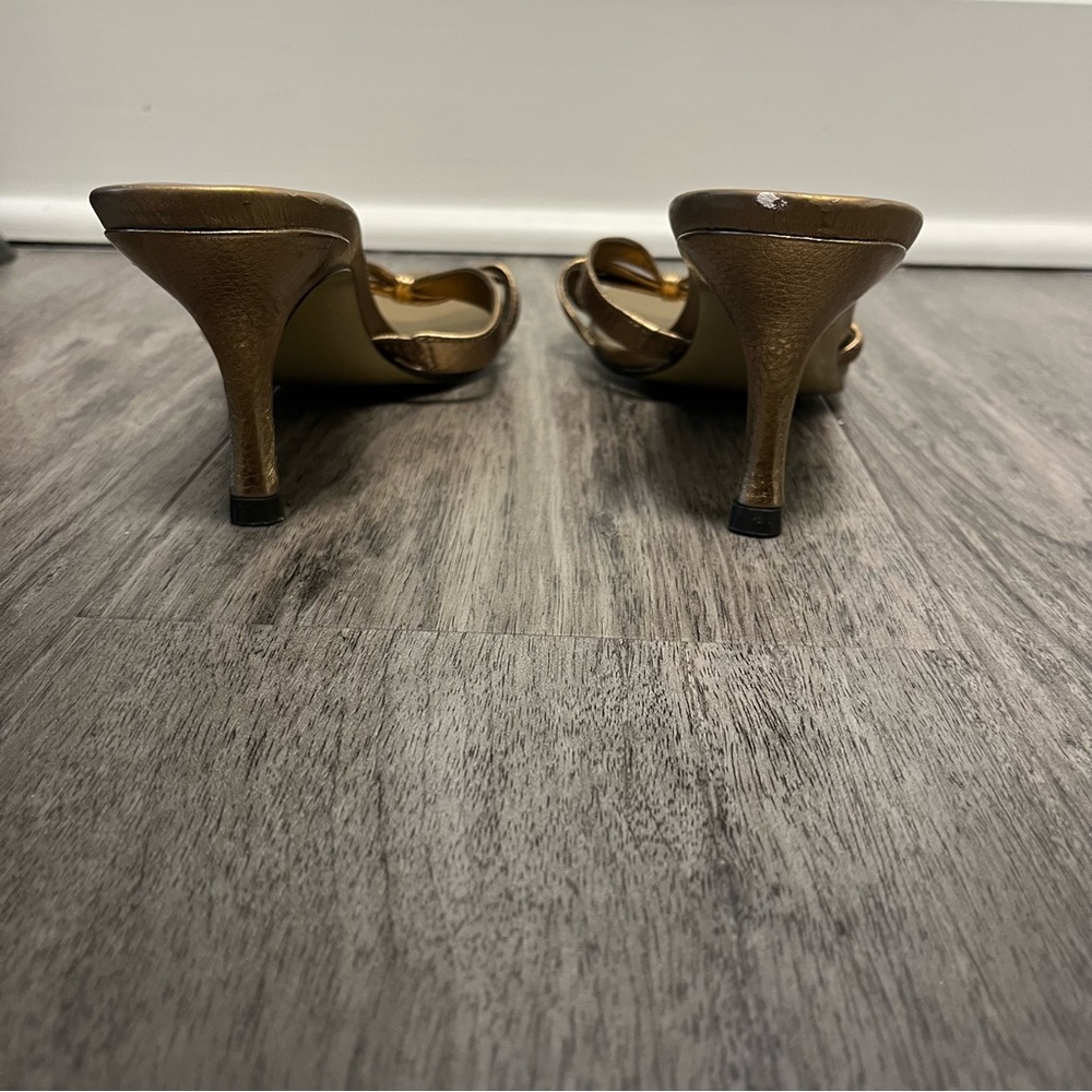 Bandolino gold high heel sandals - Picture 5 of 6
